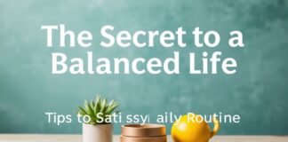 Het Geheim van een Gebalanceerd Leven: Tips voor een Voldaan Dagelijks Bestuur The Secret to a Balanced Life: Tips for a Satisfying Daily Routine