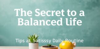 Het Geheim van een Gebalanceerd Leven: Tips voor een Voldaan Dagelijks Bestuur The Secret to a Balanced Life: Tips for a Satisfying Daily Routine