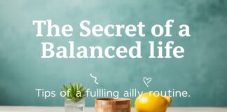 Het Geheim van een Gebalanseerd Leven: Tips voor een Vullend Dagelijks Bestuur The Secret of a Balanced Life: Tips for a Fulfilling Daily Routine