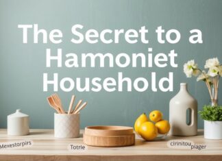 Het Geheim van een Harmonieus Huishouden: Tips en Tricks voor een Gelukkig Thuis The Secret to a Harmonious Household: Tips and Tricks for a Happy Home