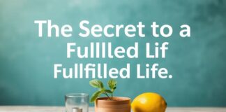 Het Geheim van een Volledig Leven: Tips voor een Verbetert Lifestyle The Secret to a Fulfilled Life: Tips for an Improved Lifestyle