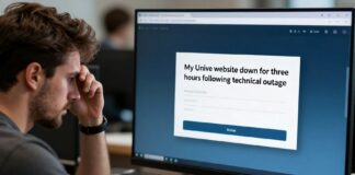 Mijn Unive-website drie uur offline na technische storing