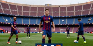 FC Barcelona verliest 3-0 van standbeelden in bizarre oefenwedstrijd Camp Nou